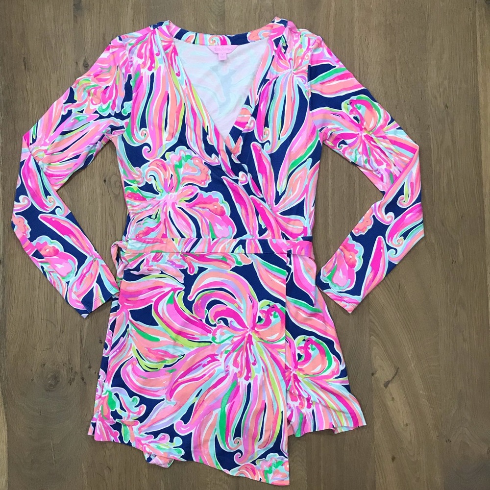 COPY - Lilly Pulitzer Wrap romper